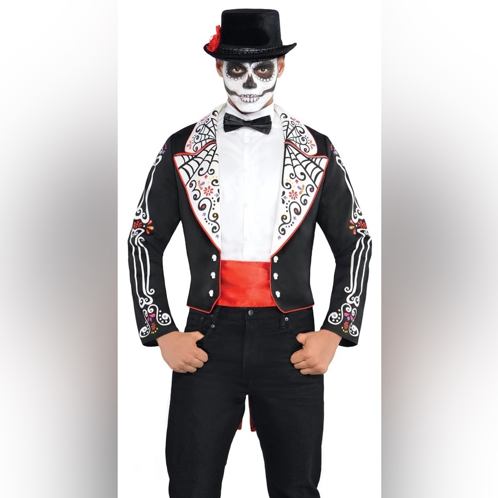 Day of the Dead Jacket and Mock Shirt with Hat